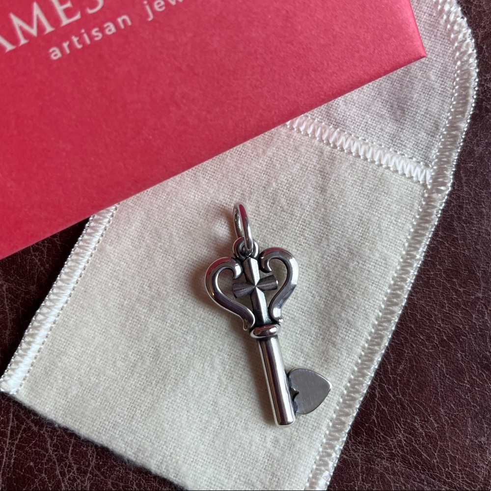 James Avery Retired Key of Faith Pendant